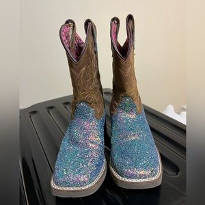 Girls sparkle cowgirl boots Size 3